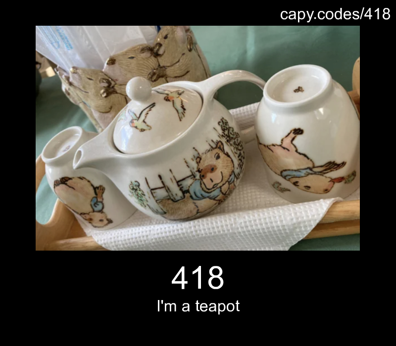 I'm a teapot