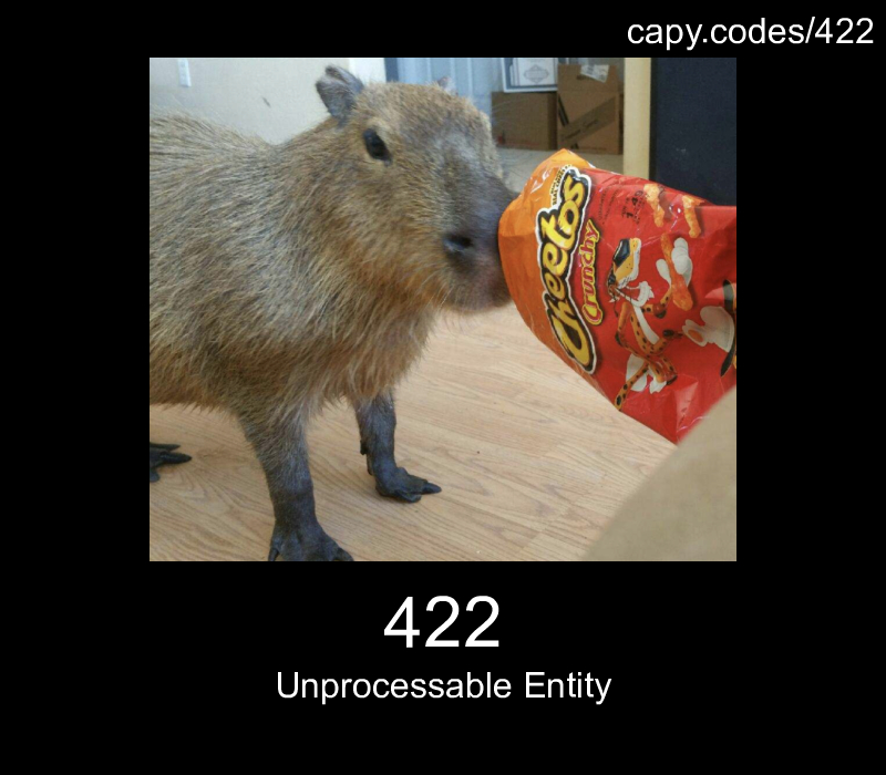 Unprocessable Entity