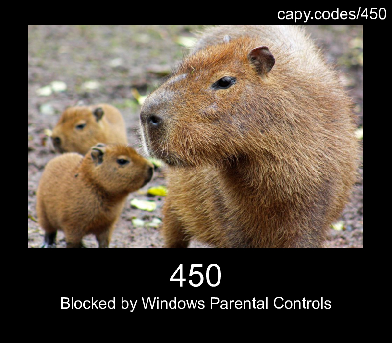 Blocked by Windows Parental Controls