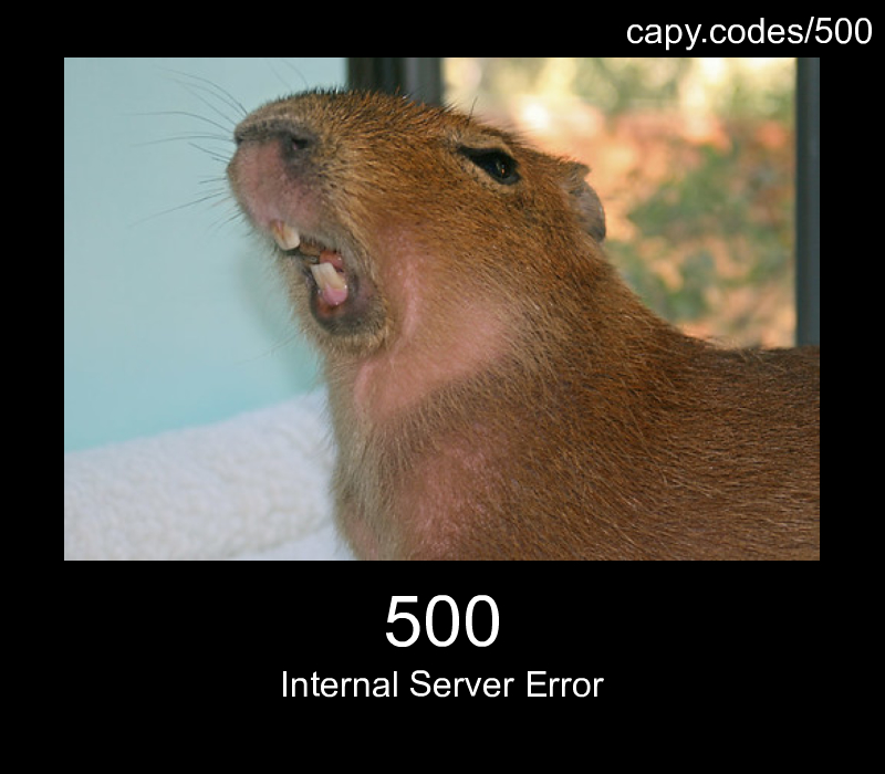 Internal Server Error